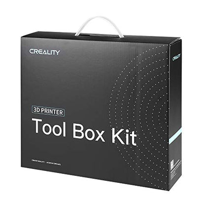Creality 3D Printer Tool Kit with Case 35Pcs with Cleaners Filament Slicer Print Head Wrench Extruder Nozzles SD Card Reader Starter 3D Printer Accessories ABS Storage Box Tool Set