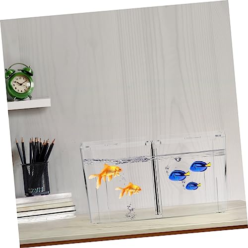 Mikikit Multi-Functional Fish Breeding Isolation Box Aquarium Hatching Container Cover for Safe Spawning and Separation of Aggressive Fish