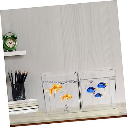 Mikikit Multi-Functional Fish Breeding Isolation Box Aquarium Hatching Container Cover for Safe Spawning and Separation of Aggressive Fish