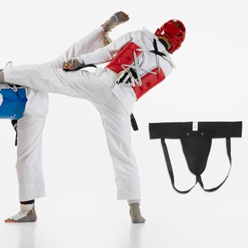 Professional Groin Protector Breathable Training Groin Guard Reusable Crotch Guard for Martial Arts Boxing MMA Men’S Medium Sports Protective Gear