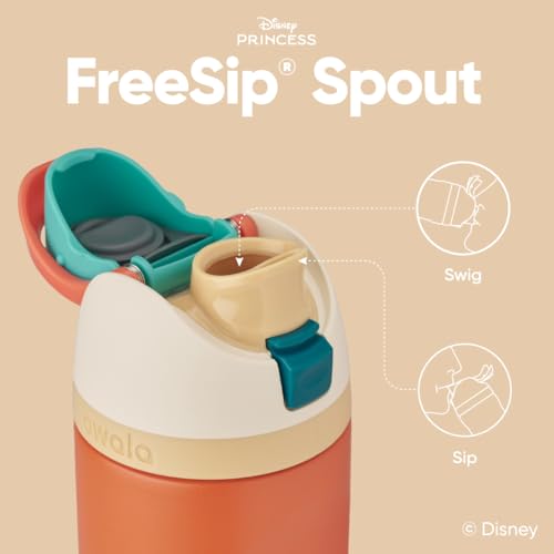 Owala Princess FreeSip Stainless Steel Water Bottle 24 oz Moana - color: Moana, size: 24 Ounces