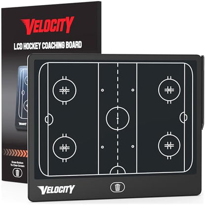 Velocity - Hockey LCD Coaching Board - Black - style: Hockey