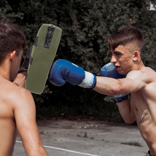 FOMIYES Thickened Canvas Kick Shield for Training, Green Boxing Body Pad