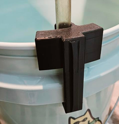 Bucket Buddie, 5 Gallon Bucket Clip for Siphon Tubing, Great for Wine, Beer, Aquarium & Hydroponic Use