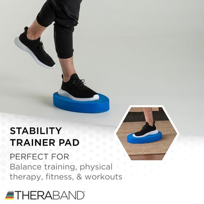 THERABAND Stability Trainer Pad - color: Blue - Soft- Intermediate, size: Single