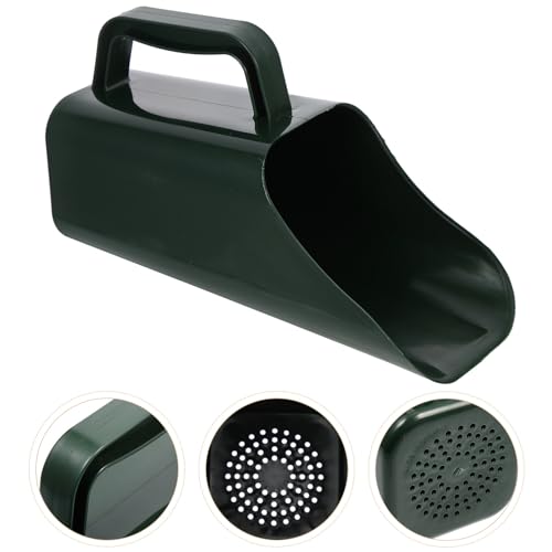 LALAFINA Multifunctional Fish Tank Cleaning Shovel with Water-Permeable Barrel, Plastic Aquarium Gravel Scooper for Sediment and Aquatic Plant Substrate Maintenance