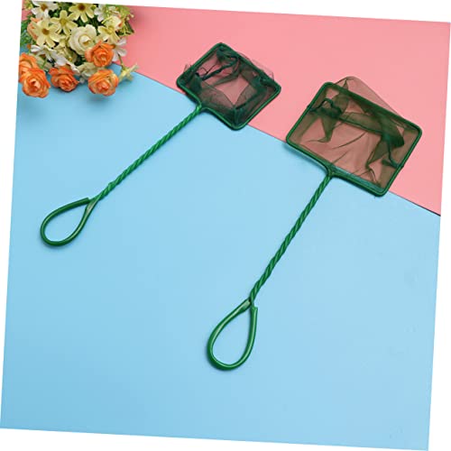 Toddmomy Fish Net Liquid Fishing Net Traps Goldfish Decor Article Automatic Water Pour Bait Fishnets Lid Skimmer - size: 46.4X19.5CM