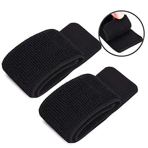 4PCS Soccer Shin Guard Strap, Anti Slip Sports Football Shin Straps | Fixed Legging Bands for Shin Guards, Ankle Guards Support Straps for Soccer, Kicking Ball, Running & Cycling