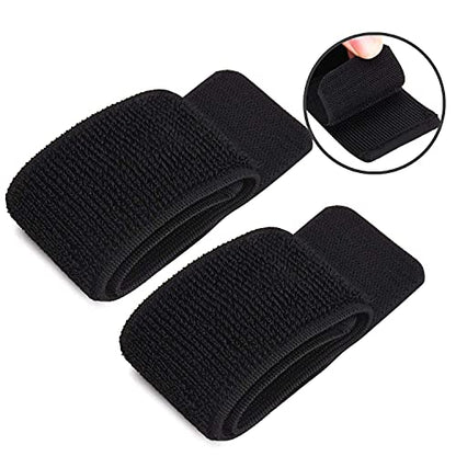 4PCS Soccer Shin Guard Strap, Anti Slip Sports Football Shin Straps | Fixed Legging Bands for Shin Guards, Ankle Guards Support Straps for Soccer, Kicking Ball, Running & Cycling