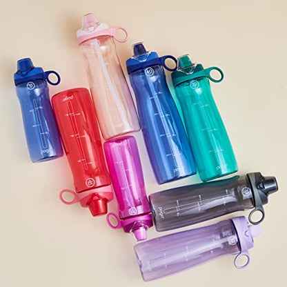 Pogo BPA-Free Tritan Plastic Water Bottle with Chug Lid, 18 Oz, Grey - color: Grey, size: 18 Ounces