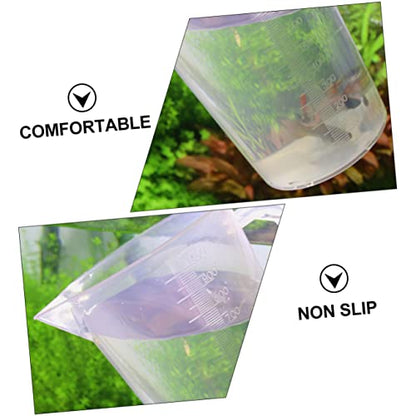 1pc Aquarium Water Changing Cup Thickened Measuring Cup for Fish Tank Feeder Non- and for Liquid and Dry Ingredient Measurement