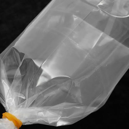 Artibetter 50pcs Live Fish Shipping Bags with Handle, 20x35x12cm Square Bottom Aquarium Transport Pouches, Plastic Seafood Packing Bags for Safe Fish and Shrimp Transport