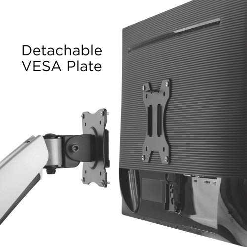 Mount Plus MP-XMA-03 Adapter VESA Mount Quick Release Bracket Kit | Stand Attachment and Wall Mount Removable VESA Plate for Easy LCD Monitor and TV Screen Mounting (Quick Release Adapter)