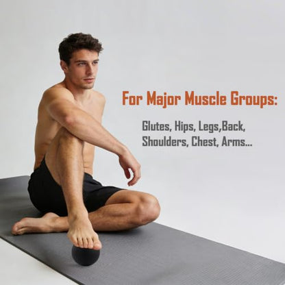 Silicone Massage Lacrosse Balls for Myofascial Release - style: Silicone Full-body Recovery Set