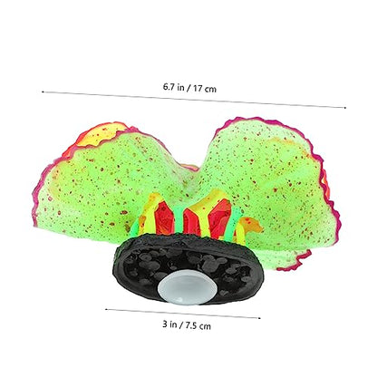 DOITOOL Silicone Aquarium Decoration Artificial Plants Faux Coral Decor Aquarium Coral Ornament False Coral