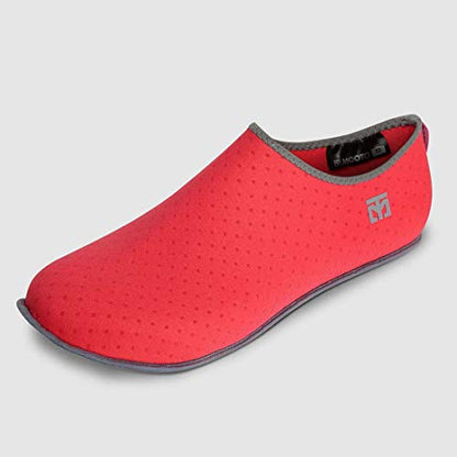 MOOTO Korea Taekwondo MarShoes TKD MMA Martial Arts Gym Academy School Socks Type Mar Shoes Red and Navy (Red, 3. S(220~235 mm or 8.66~9.25 inch))