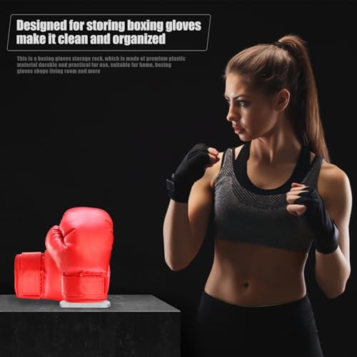 NUOBESTY Boxing Glove Holder - Vertical Boxing Gloves Display Rack