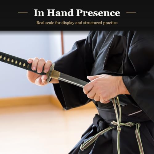 Hand Forged 1045 Heat-Tempered Katana, Full Tang Sword - color: Black, Mother of Pearl Crane
