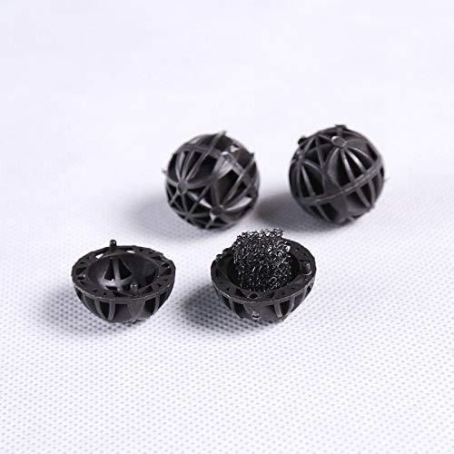 AQUANEAT Aquarium 1" Bio Balls 100pcs for Fish Tank Pond Canister Filter Media