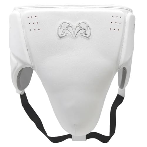 RIVAL Boxing RNFL10 360 Groin Protector with Intelli-Shock D3O Foam, Intelligently Adapts to the Intensity of Any Hit - color: White, size: Small