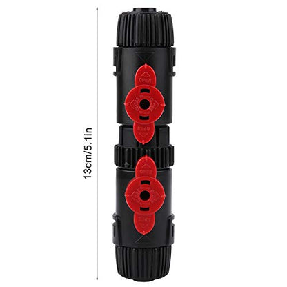 Fydun Plastic 12-16mm/16-22mm 2, Size Water Control Valve, Aquarium Fish Hose Pipe Arrow Storage Case Connector Air Pump Accessories Tor, for System System (12-16mm (3 Minutes Quick Connection))