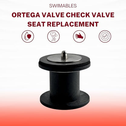 1.5 Inch Check Valve Seat Replacement Compatible With V20-069 | 316 Stainless Steel Seat Base | Compatible With Ortega Check Valve Parts 073503 - style: 1.5" Check Valve Seat 073503