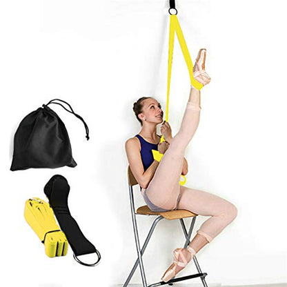 Yoga Stretch Strap - to Improve Leg Stretching - Perfect Home Equipment for Ballet, Dance, Warm upand Gymnastic Exercise - Excellent Gift for Your Friends, Children, and Loved Ones - color: Yellow