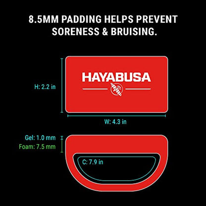 Hayabusa Boxing Knuckle Guards - color: Red, size: Small-Medium