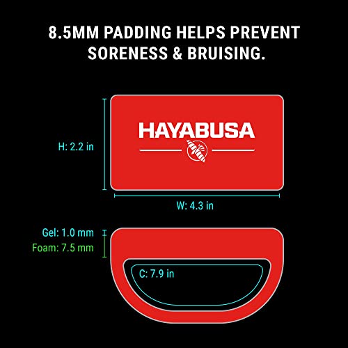 Hayabusa Boxing Knuckle Guards - color: Red, size: Small-Medium