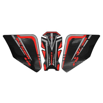 for V-Strom DL650 2025 2026 V-Strom 650 XT 650XT DL 650 Motorcycle Stickers Rubber Oil Tank Pad Protector Side Non-Slip Protection Decals (c)
