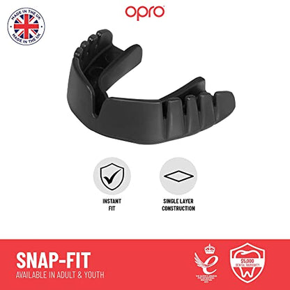 OPRO Snap-Fit UFC Mouth Guard, Instant Fit (White) Adult - color: Ufc - White, size: Adult (Age 11+)