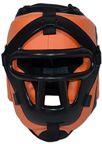Ring to Cage Removable Safety Mask Training Headgear for Boxing, Muay Thai, MMA, Kickboxing - Youth and Adult Size - size: Large/X-Large (22.5” to 24.5” Head circumference)