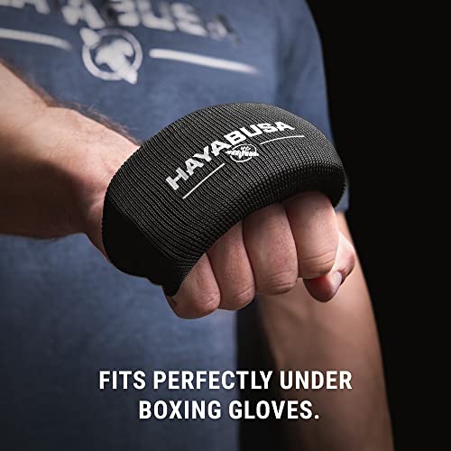 Hayabusa Boxing Knuckle Guards - color: Black, size: Small-Medium
