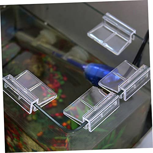 Didiseaon 20pcs Acrylic Fish Tank Cover Support Bracket for Aquarium Practical Holder for Tanks Safe and Fish Cover Frame
