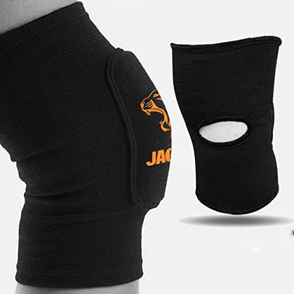Midnight Knee Pad Pair For Boxing MMA Muay Thai And General Use Kids Adults Unisex (Black, S/M) - size: S/M