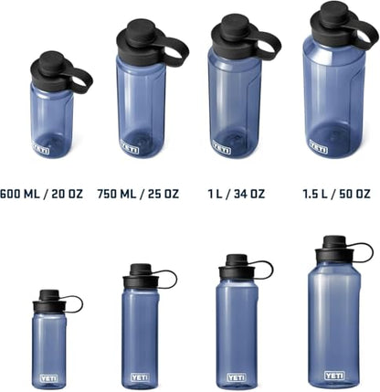 YETI Yonder Water Bottle with Yonder Tether Cap, Lightweight, Leakproof and BPA-Free - color: Royal Blue, size: 25 Ounces