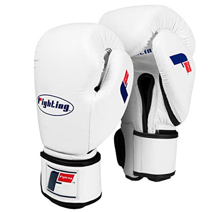 Fighting Sports Fury Professional Training Gloves - Boxing Gloves Boxing, Training Gloves, MMA Gloves, Oz Training Gloves, Kickboxing Gloves, Punching Bag Gloves, Sparring Gloves - color: White, size: 18 oz