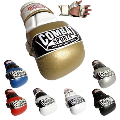 Combat Sports Max Strike MMA Training Gloves - color: Gold/White, size: X-Large