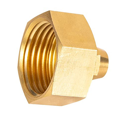 2 Pack Garden Hose Adapter, Solid Brass Standard 3/4" Female Thread to 1/4" Tube Adapter for Water Hose,Convert 3/4" Garden Hose to 1/4" Tube - size: 2 Sets 3/4" to 1/4" Adapter