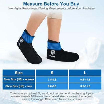 SuzziPad Cold Therapy Gloves & Boots for Chemotherapy Must Haves, L | Lycra & ultra-soft fabric, 45-min long-lasting cold therapy, relieves hand & foot pain, post-surgery & chemo recovery - size: L