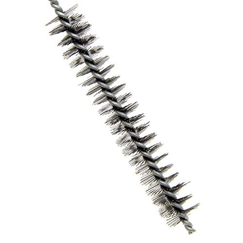 10mm Tube Brush Stainless Steel Wire Bottle 11.4 inch Long-Handle Stiff Bristle Cleaning 12pcs