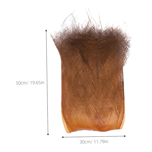 Hemobllo 5 Sheets Realistic Artificial Palm Bark Natural Garden Decor Plant Accessories for Aquarium Fish Fry Hatching Home Office Greenery Background