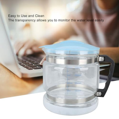 4L Glass Distiller Water Container with Large Capacity, Material for Countertop, Easy to Use and