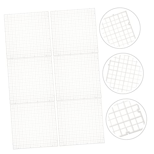 6pcs Aquarium Divider Kit Mesh Breeding Isolation Board for Fish Tank Easy Installation for Separating Fish and Enhancing Survival Rates