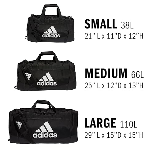 adidas Unisex Defender 4 Small Duffel Bag - color: Team Navy Blue, size: Small (38L)