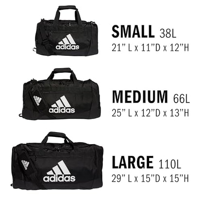 adidas Unisex Defender 4 Small Duffel Bag - color: Team Navy Blue, size: Small (38L)