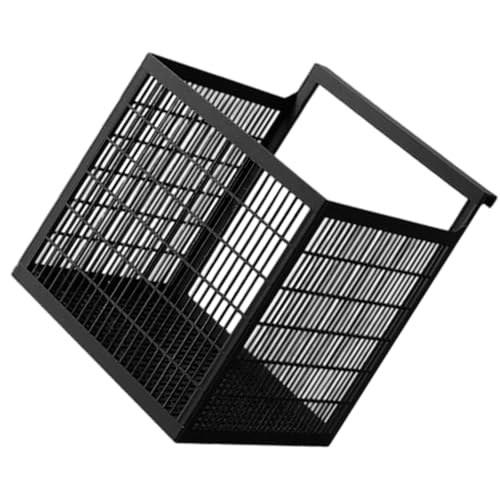 Protective Fry Nursery Habitat Box Offering Safe Growth Predation with Ventilation Construction Easy to Mount Fish Isolation Tanks - color: Black