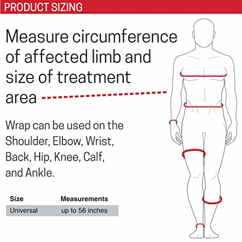 Universal Compression Support – Hot and Cold Therapy System Adjustable Cold Compress Reusable with Direct Stick Packs & Dual Compression Straps – Breathable & Hypoallergenic Design - style: Universal