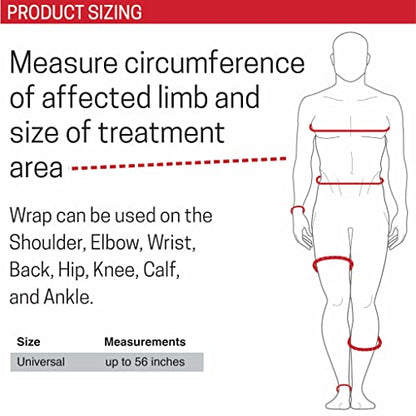 Universal Compression Support – Hot and Cold Therapy System Adjustable Cold Compress Reusable with Direct Stick Packs & Dual Compression Straps – Breathable & Hypoallergenic Design - style: Universal