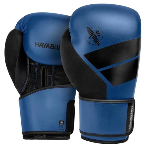 Hayabusa S4 Boxing Gloves - Sparring & Muay Thai - color: Blue, size: 12 oz, Small